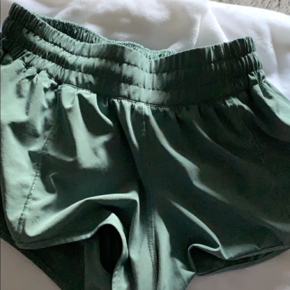 Green Hotta Hot lululemon shorts